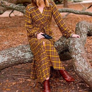 Anthropologie Dalton wrap dress